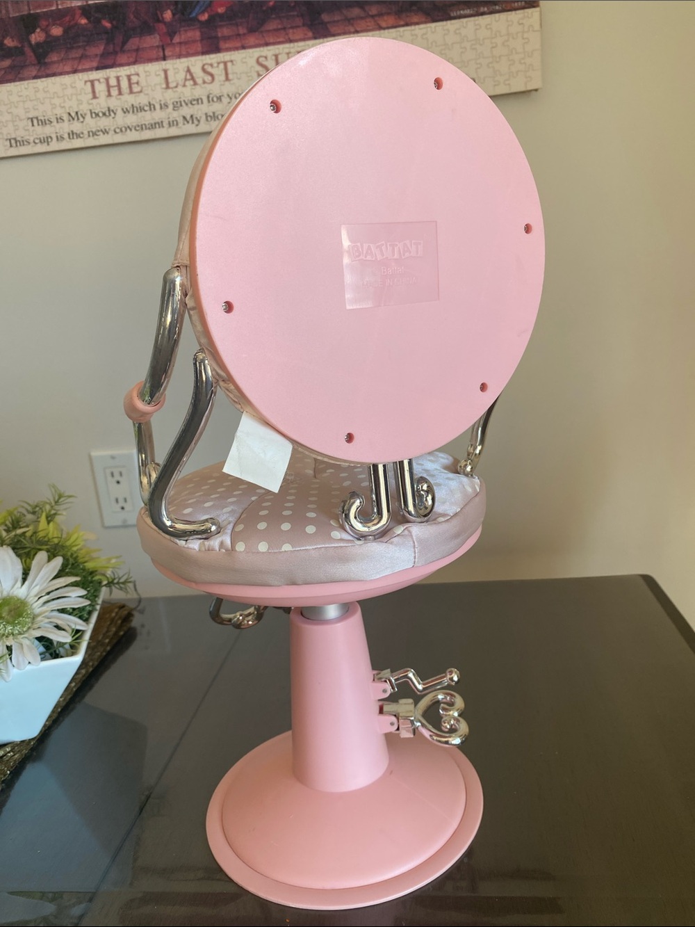 (Retired) Our Generation Battat Sitting Pretty Salon Chair 18” inch doll toy - Picture 5 of 10